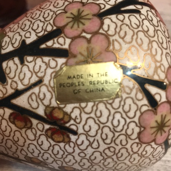 VINTAGE / ANTIQUE CLOISONNÉ CHINESE VASES 1900-1940 - Picture 5 of 8